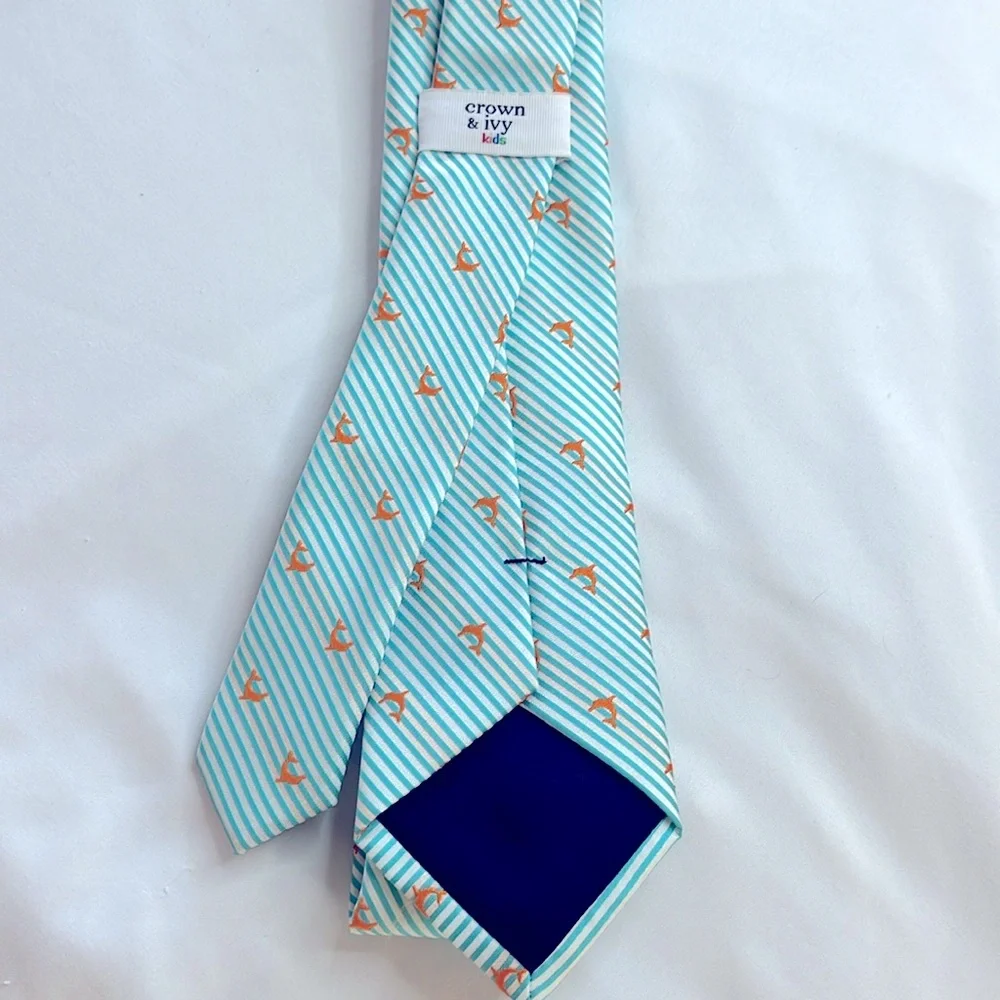 Miami Dolphins kids tie like new! Crown & Ivy